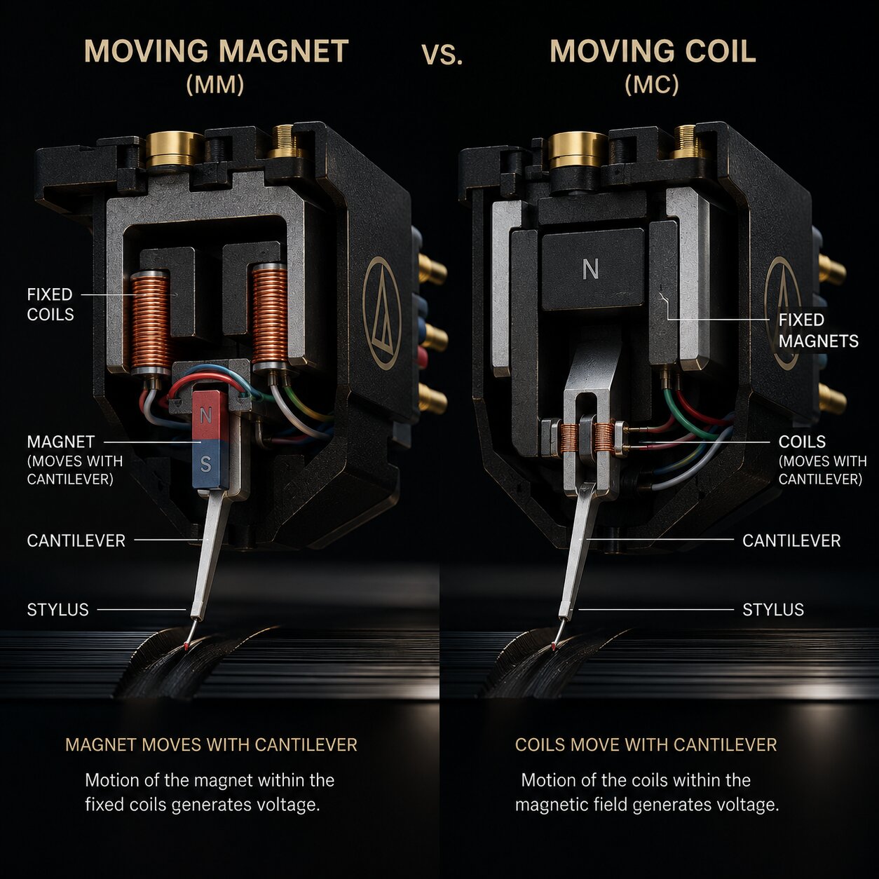 MM vs MC Generator Internal Diagram