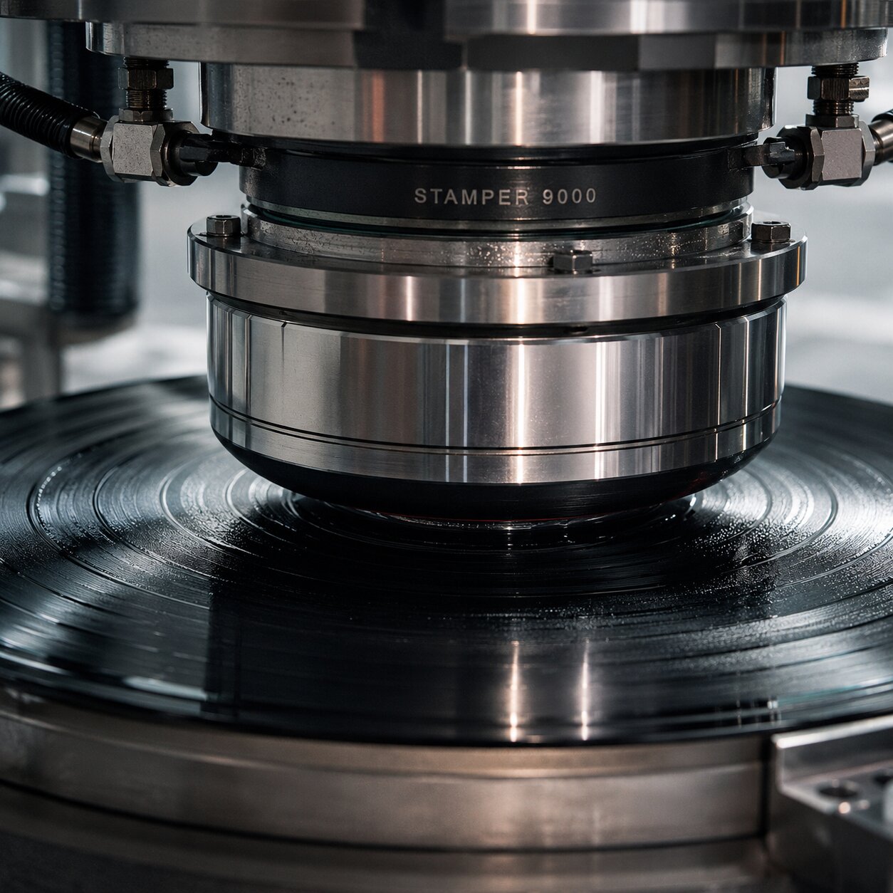 Vinyl Record Pressing Process Diagram