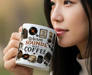 Vinyl Collector Ceramic Mug – Warm Sounds Hot Coffee